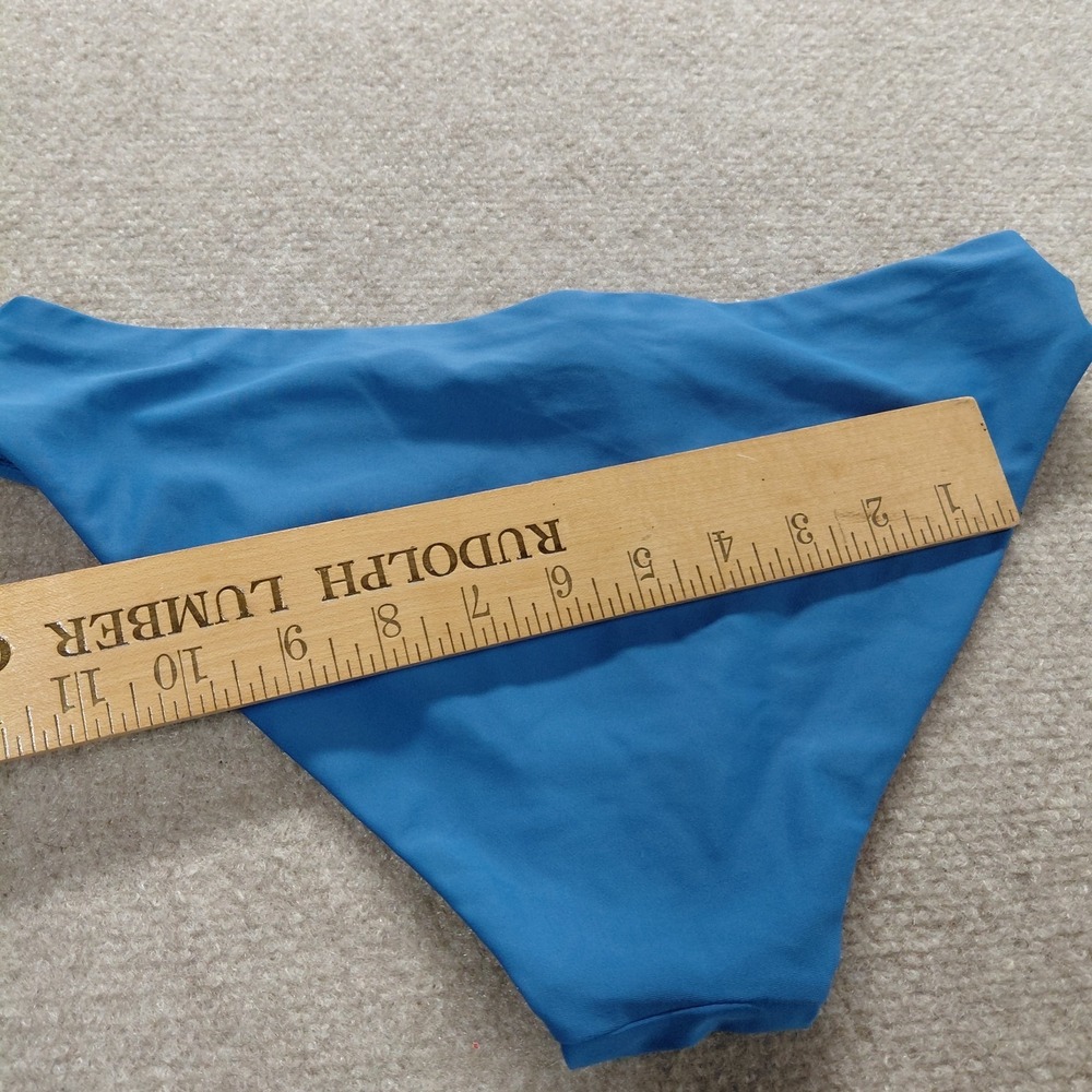 Altar'd State Swim Hipster Colbolt Blue BIKINI BOTTOM Size SMALL Side Slit - Picture 6 of 9
